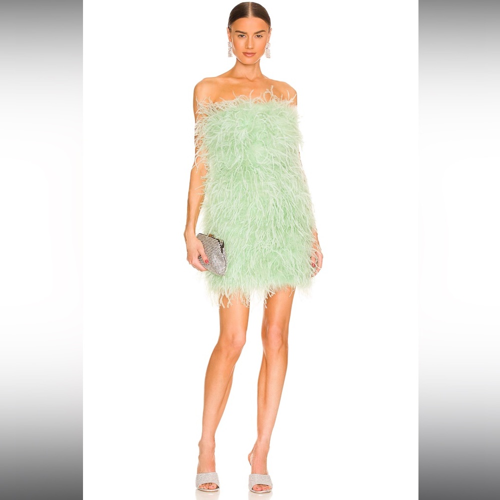 X REVOLVE TRIANA DRESS - COLOR SAGE - SIZE MEDIUM
- BRAND LAMARQUE
